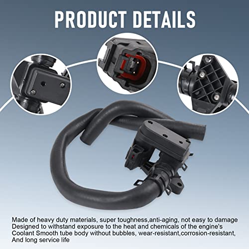 DICMIC HVAC Heater Unit Inlet Hose Control Valve Compatible with 2004-2015 Nissan Armada 5.6L V8 Replace# 92400-ZW10A, 92400-ZC300, 92400-ZW00A - Image 5