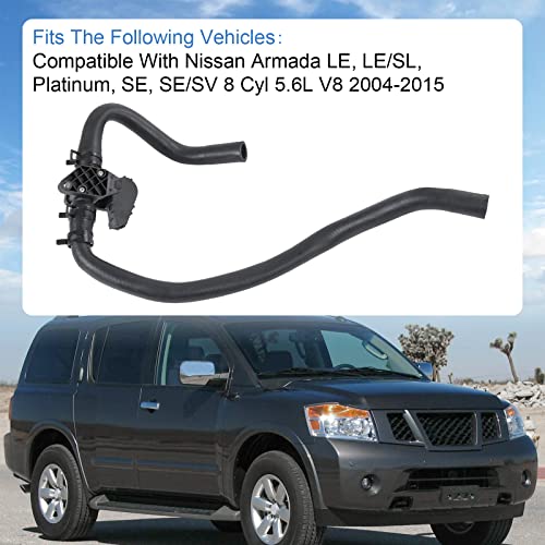 DICMIC HVAC Heater Unit Inlet Hose Control Valve Compatible with 2004-2015 Nissan Armada 5.6L V8 Replace# 92400-ZW10A, 92400-ZC300, 92400-ZW00A - Image 2