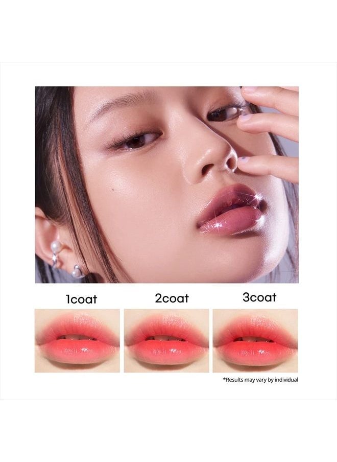 Peripera - Ink Mood Glowy Tint, Lip-Plumping, Naturally Moisturizing, Lightweight, Glow-Boosting, Long-Lasting, Comfortable, Non-Sticky, Mask Friendly, No White Film (03 ROSE IN MIND) - Image 1