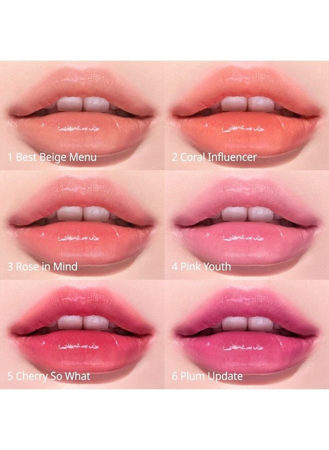 Peripera - Ink Mood Glowy Tint, Lip-Plumping, Naturally Moisturizing, Lightweight, Glow-Boosting, Long-Lasting, Comfortable, Non-Sticky, Mask Friendly, No White Film (03 ROSE IN MIND) - Image 1