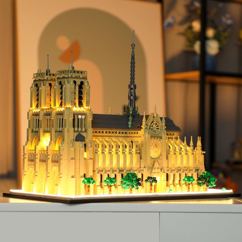 BRIKSMAX Light Kit for Lego-21061 Notre Dame Cathedral - Compatible with Lego Architecture Building Set- Not Include Lego Set - Image 2