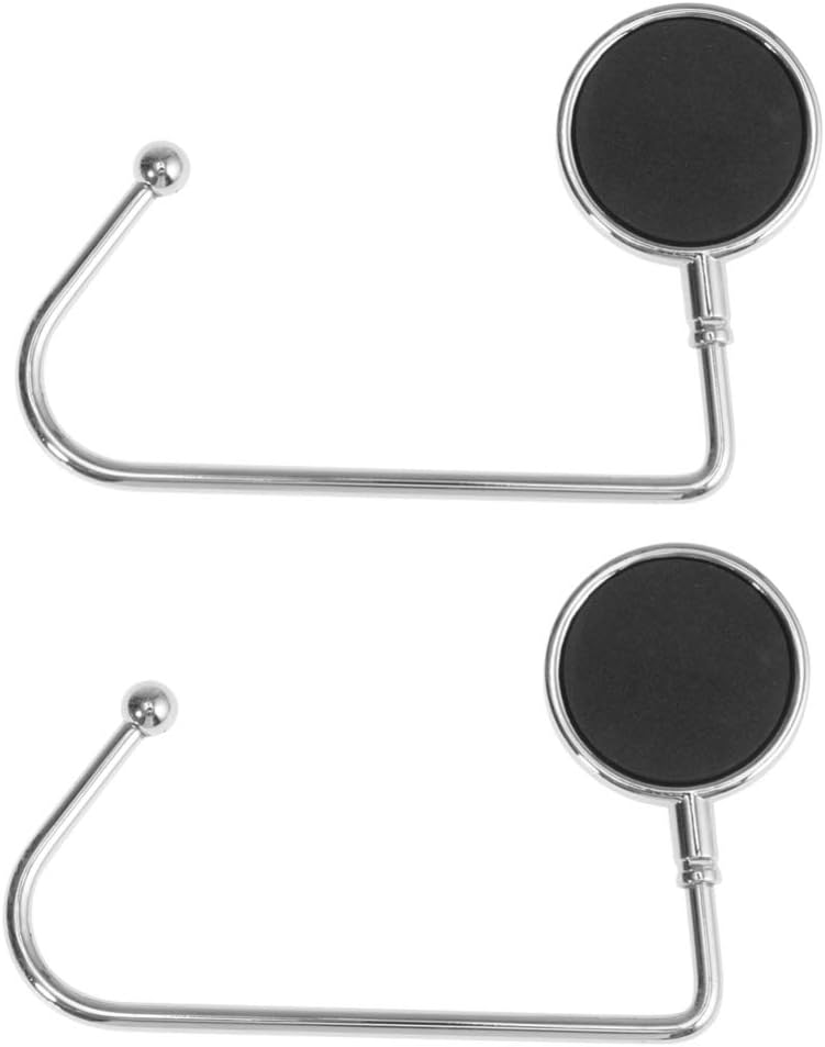 woobles 4 Pcs Christmas Stocking Holders Hooks Mantel Hanger Purse Hook Long Handbag Hanger for Table Desk Creatiee Portable Bag Holder Under Counter Handbags Hook for Women Girl Gift - Image 1