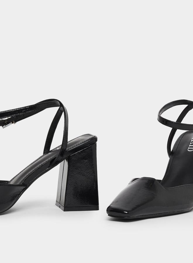 ريد حذاء بكعب سميك وسير كاحل - Image 3