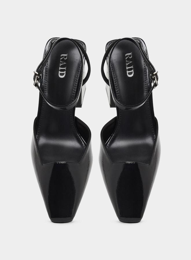 ريد حذاء بكعب سميك وسير كاحل - Image 5