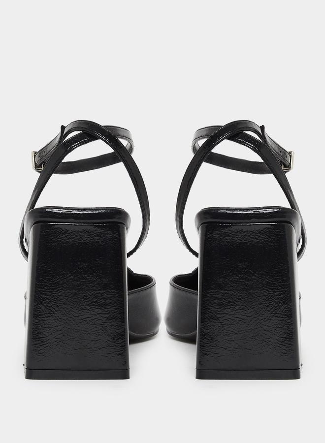 ريد حذاء بكعب سميك وسير كاحل - Image 4