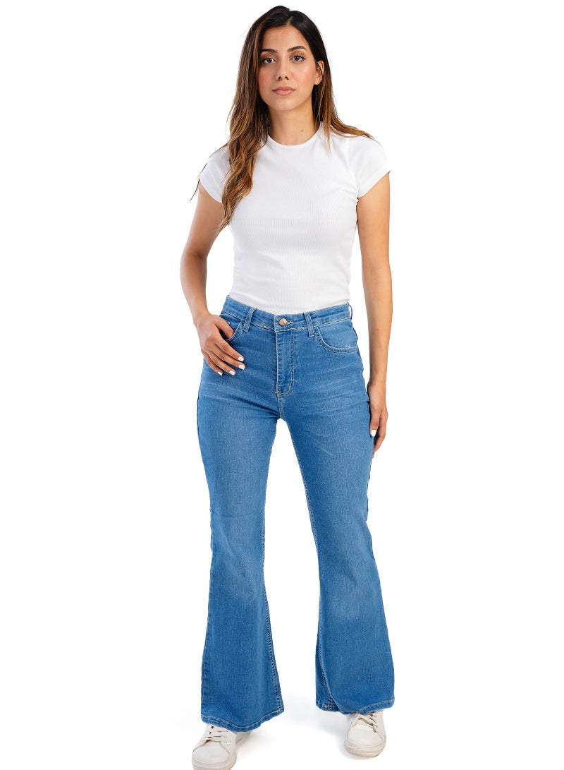 Charleston Blue Pocket Pants For Women - Dark blue - Image 2