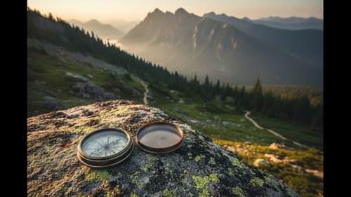THOR INSTRUMENTS Robert Frost Poem CompassPocket Compass w Leather Case Rustic Vintage Home Decor Gifts - Image 3