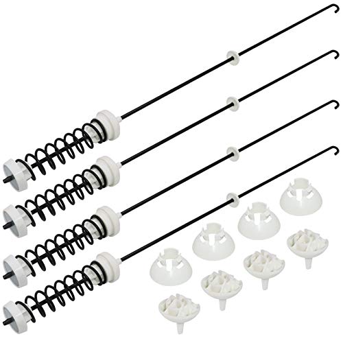 Beaquicy 【2025 UPGRADED】W10780048 WTW4800XQ4 WTW4800XQ1 RTW4640YQ1 ATW4675YQ1 Washer Suspension Rod Kit(4 packs) by Beaquicy - Replacement for Whirlpool Ken-more Admiral May-tag Washing Machine - Image 1