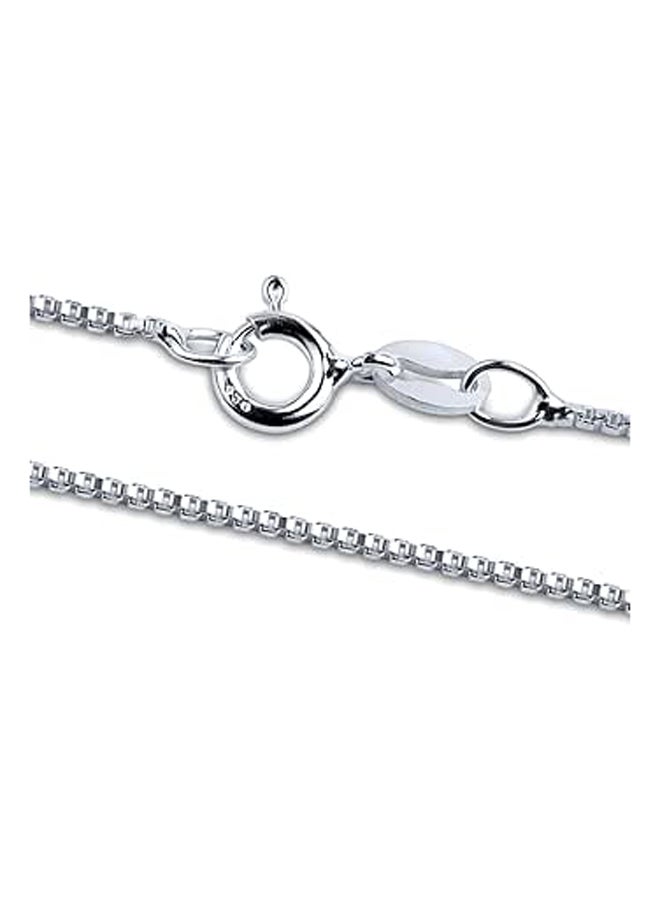 Ian and Valeri Co. Sterling Silver Box Chain Necklace 1 MM 24 Inches, Medium, not-applicable - Image 1
