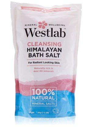 westlab Westlab Cleansing Himalayan Bath Salt Pouch, 1Kg 