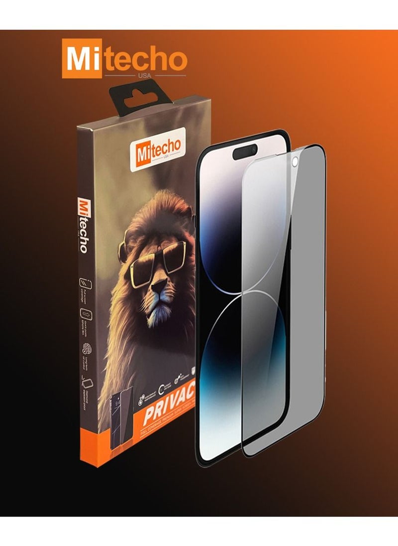 Mi techo - Mi Techo Clear Magnet Case TPU and Tempered Glass Screen Protector and Camera Lens Combo For iPhone 15 Pro - Image 1