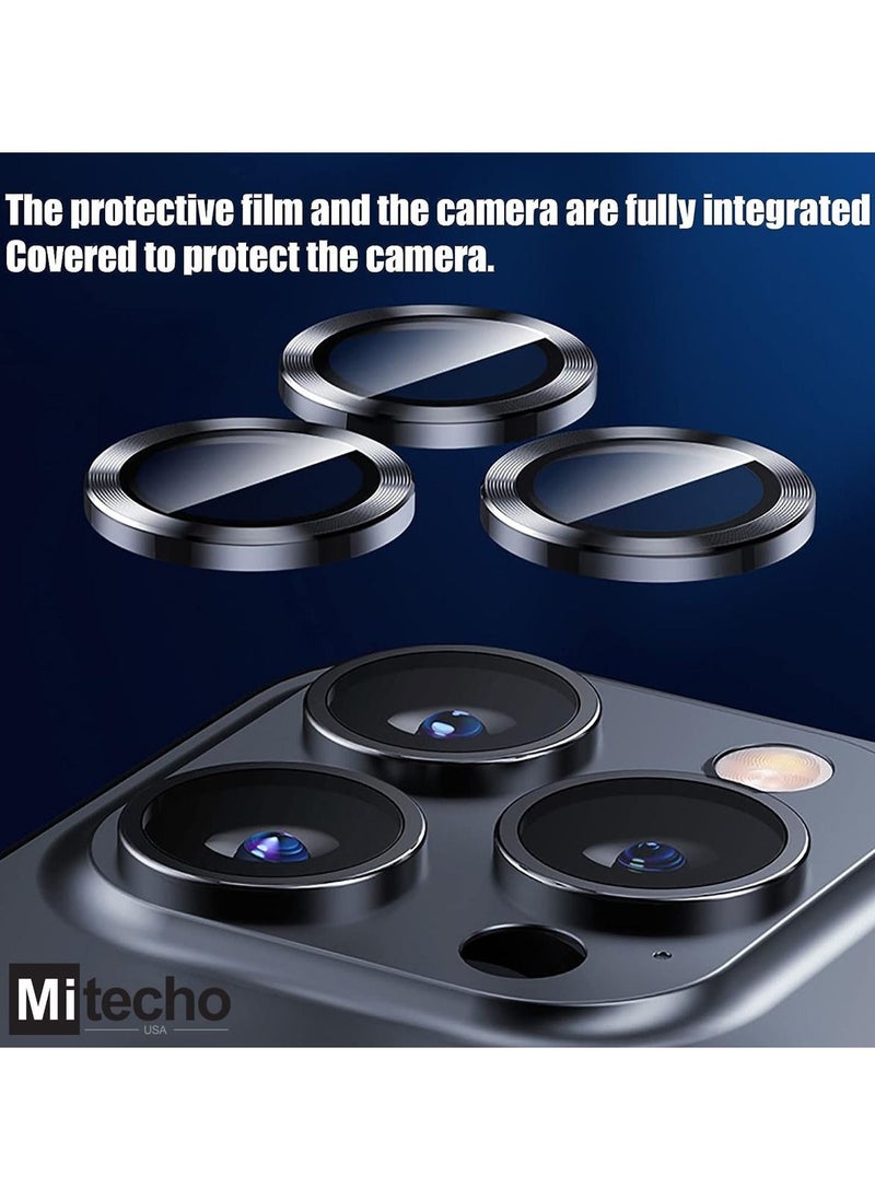 Mi techo - Mi Techo Clear Magnet Case TPU and Tempered Glass Screen Protector and Camera Lens Combo For iPhone 15 Pro - Image 1