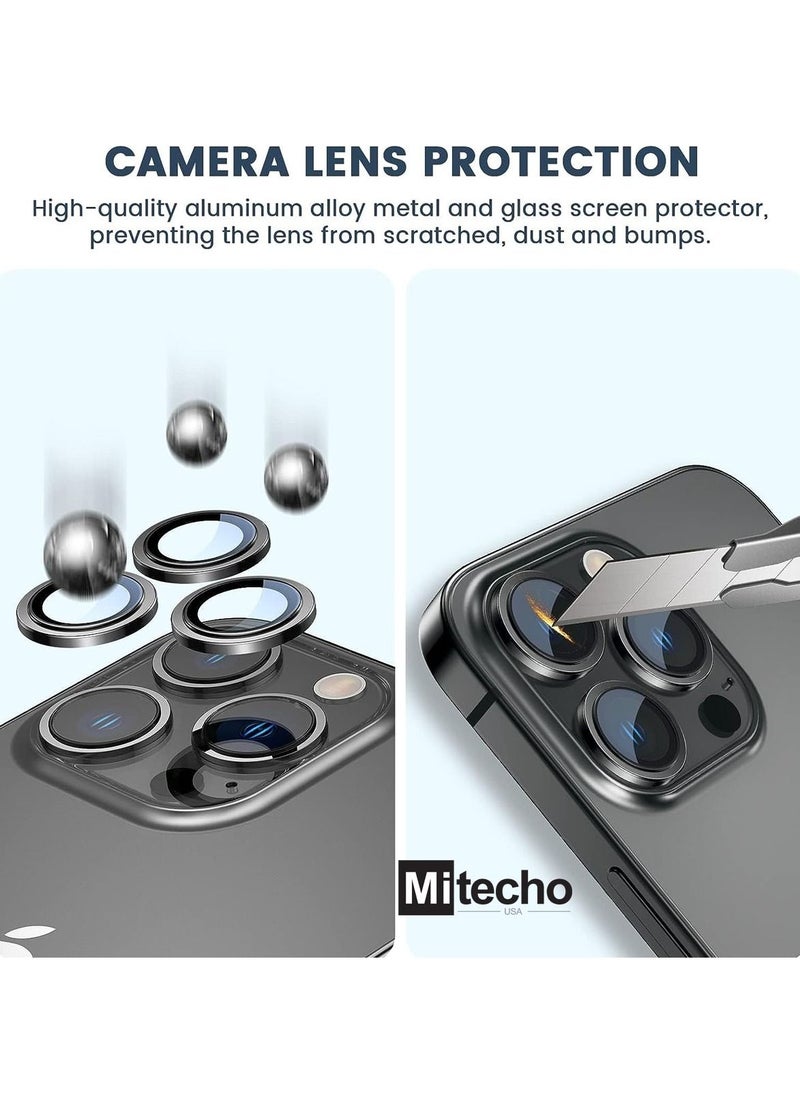 Mi techo - Mi Techo Clear Magnet Case TPU and Tempered Glass Screen Protector and Camera Lens Combo For iPhone 15 Pro - Image 1