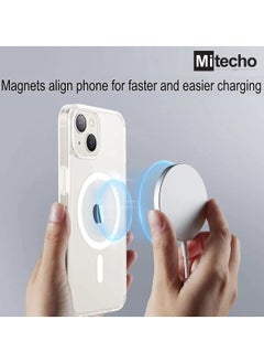 Mi techo Mi Techo Clear Magnet Case TPU and Tempered Glass Screen Protector and Camera Lens Combo For iPhone 15 Pro  - Image 2