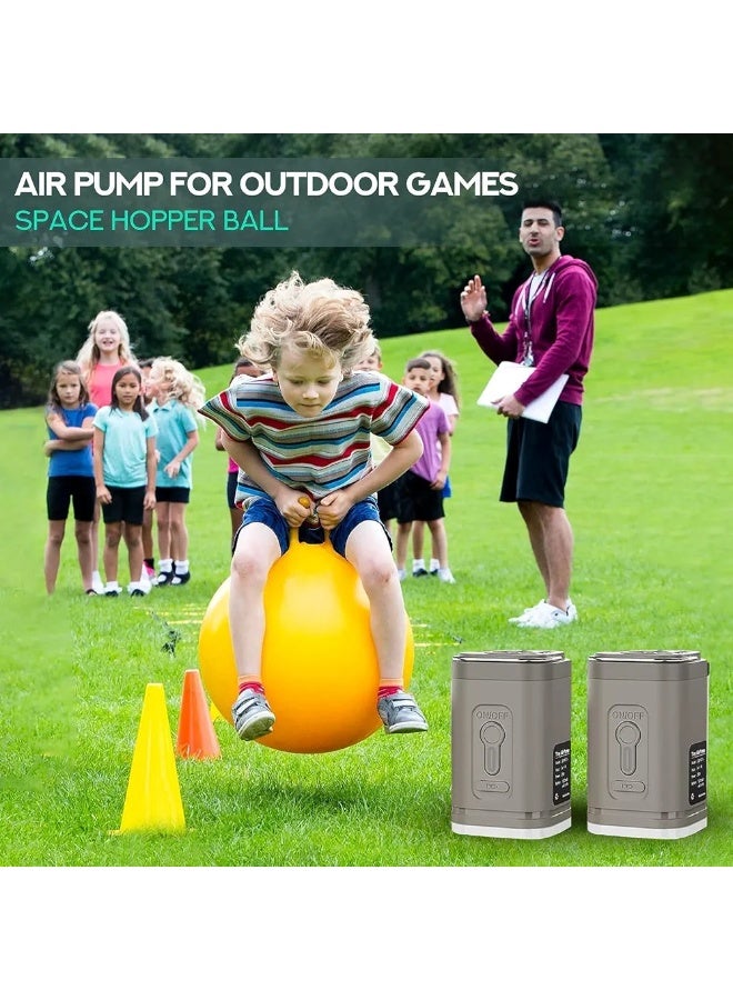 Generic Portable Electric Air Pump with Travel Lock – Rechargeable, Easy Inflation & Deflation – Safety Lock Feature with Red/Blue Indicator Light  - Image 5