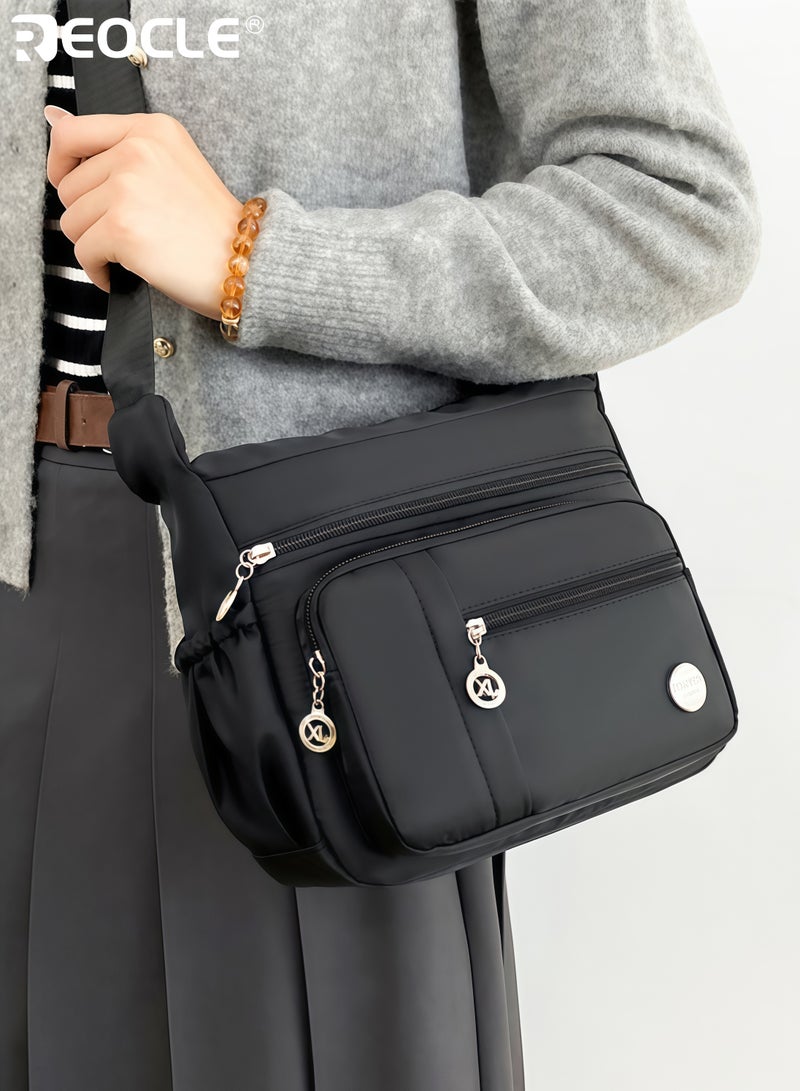 REOCLE Wome's Shoulder Handbag with Roomy Multiple Pockets and Top Handle Design Crossbody Purse with Fashion Tote Feature for Daily Versatile Use - Image 2