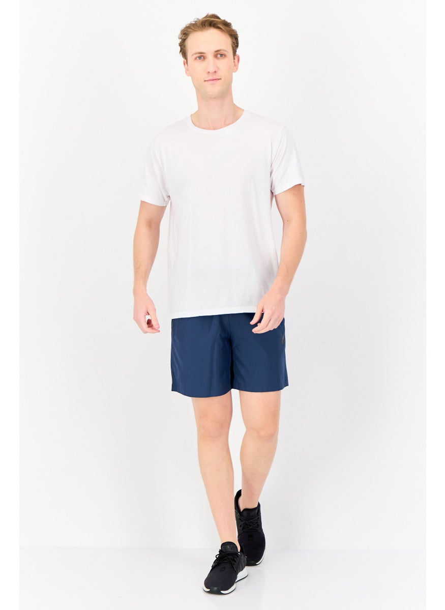 Adidas Men Sportswear Fit Drawstring Training Short, Dusty Navy  - Image 4