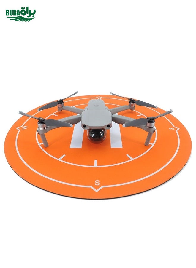 براق لـ DJI Mavic Mini / Air 2 / / Air 2S Startrc RC Drone Quadcopter Portable Starial Parting Fast-Fold Handing Pad ، القطر: 50 سم (Orange)  - Image 2