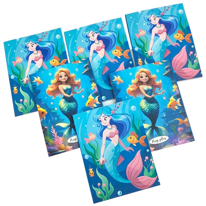 Tera13 Diary Notebook For Boys, Cartoon Theme Diary For Kids, Return Gift Boys Diary, School Diary For Boys, Birthday Gift Notepad Diary, Cartoon Diary For Boys, Small Diary Set (mermaid 12 pcs) - Image 5