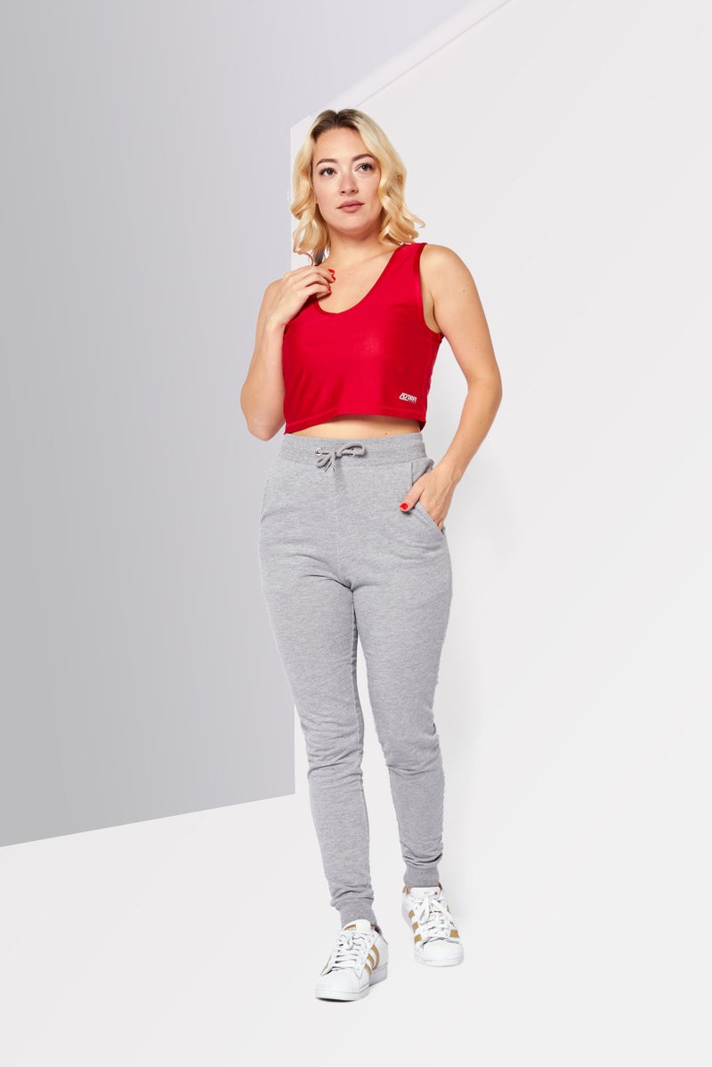 DKNY Sport Women Brand Logo Non-Padded Sports Bra, Red - Image 4