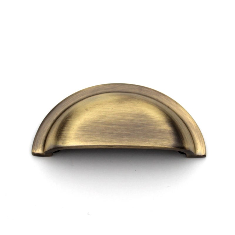 ABVIN Antique Classical Cup Pulls Cabinet Handles for Hardware Cabinets, Cupboards and Drawers - 1 pcs (3.4 inch) - Image 2