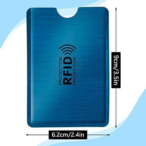 RAYNAG 25 Pack RFID Blocking Sleeves for Credit Card ID Card Holders Identity Protection Aluminum Foil Covers, Fits Wallet/Purse Slot Perfectly - Image 2