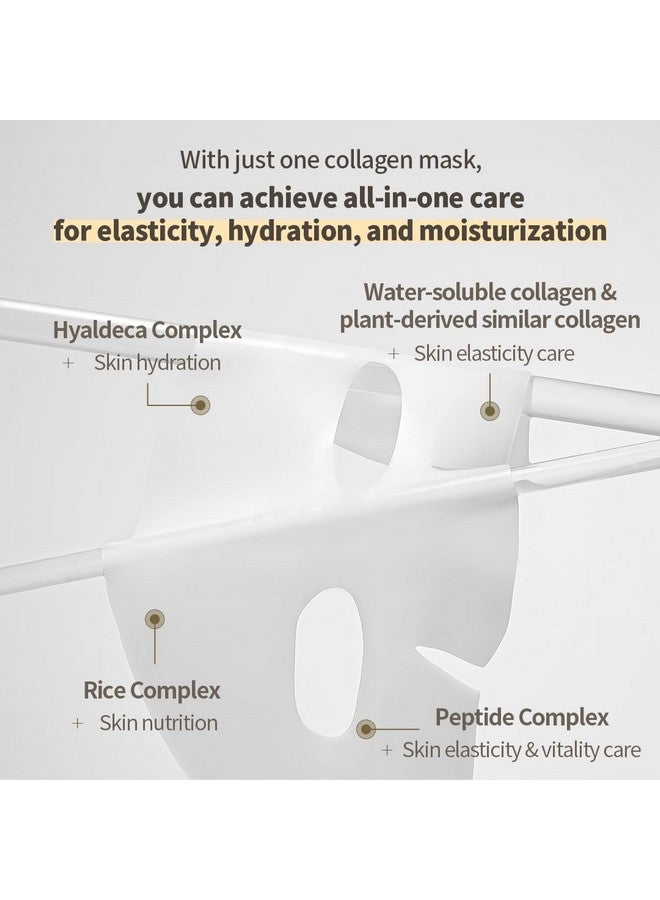 NACIFIC Collagen Gel Facial Mask (Rice Peptide) 4EA Set Hydrogel Deep Korean Face Mask Hydrating Overnight Elasticity Firming Pore Minimizing for All skin types Christmas gift - Image 5