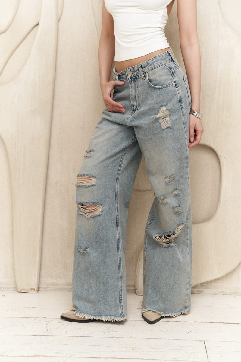 Mai Collection Laswell Ice Blue Jeans - Image 5