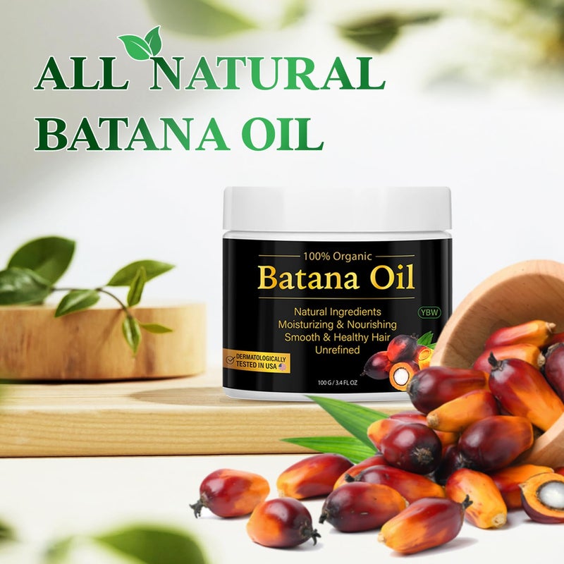 YBW 100% Natural Raw Batana Oil for Hair Growth, Dr. Sebi Hair Oil from Honduras, Prevent Hair Loss, Eliminates Split Ends for Men & Women - Image 4
