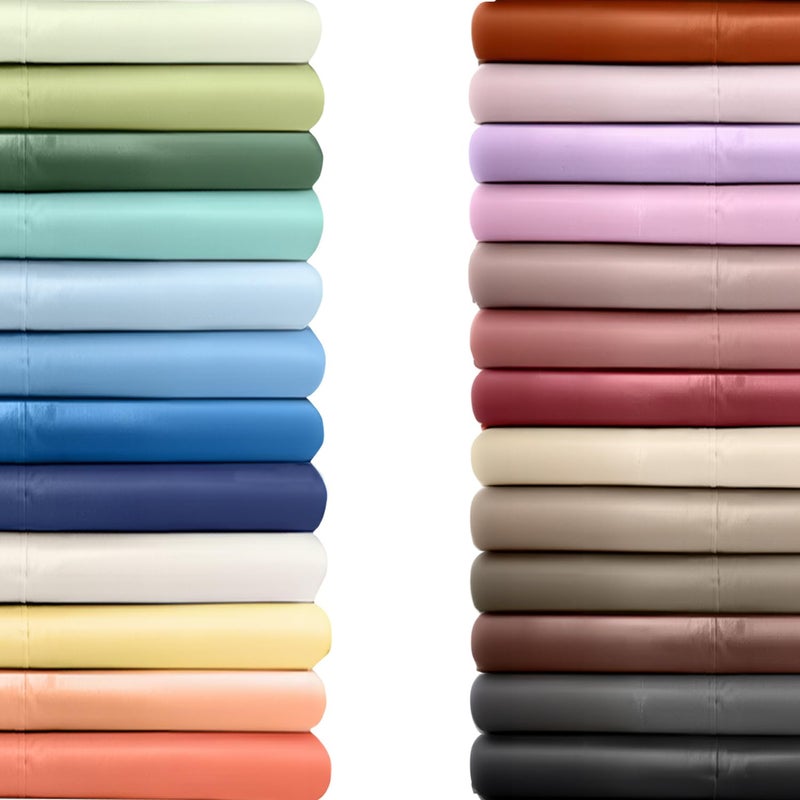 CGK Unlimited Full Size Flat Bed Sheet - Hotel Luxury Single Flat Sheet Only - Wrinkle Free and Fade Resistant Flat Sheet - Extra Soft  Comfy and Breathable Flat Sheet for Women & Men - Purple Top Flat Sheet Only  - Image 2