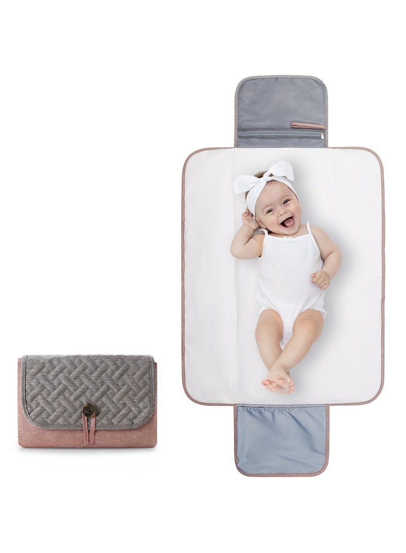 RedMapleTEK Foldable Diaper Bag for Going Out, Portable Baby Changing Pad - Image 1