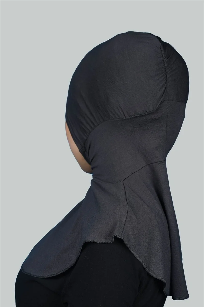 Altobeh Women's Hijab Practical Neck Collar Hijab - Sports Bonnet - Smoked