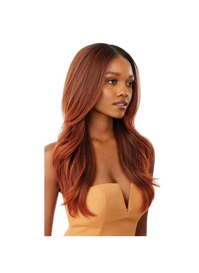 Outre - Synthetic Melting Hairline Lace Front Wig Kamiyah (1B Off Black) - Image 1