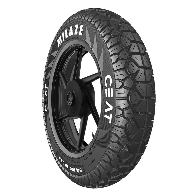 Ceat Milaze 90/90-12 54J Tubeless Scooter Tyre,Front or Rear (104232 ) - Image 1