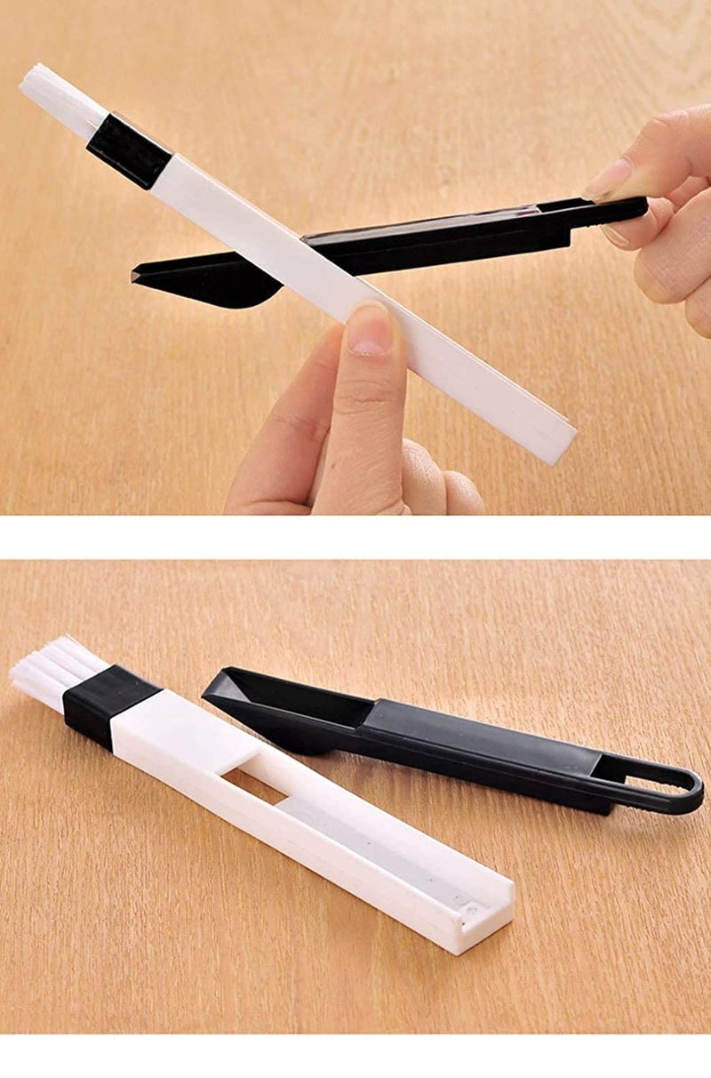 COOFANDY Window or Sliding Door Track Cleaning Tool Hand-held Groove Gap Cleaning Brush, 4 Pcs Window Sill Cleaner Duster for Car Vent Keyboard Window Blinds Air Conditioning - Image 5