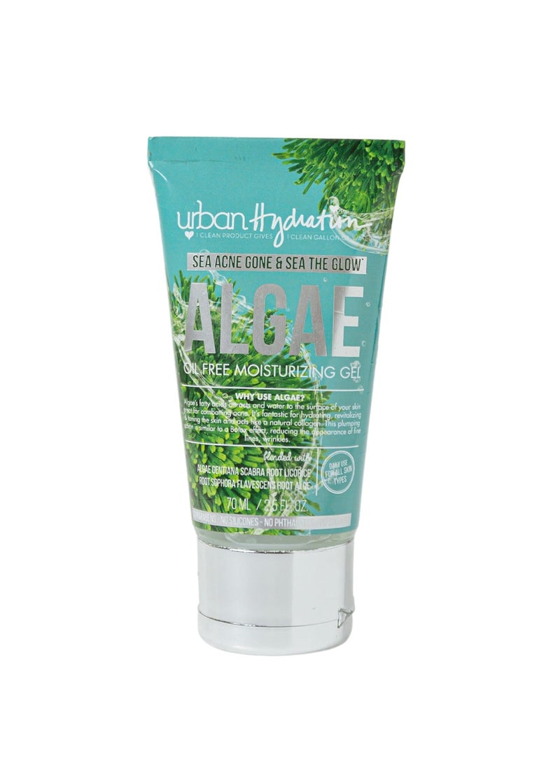 Urban Hydration - Urban Hydration Sea Acne Gone Algae Oil Free Moisturizing Gel  Fights Acne Reduces Redness and Inflammation For All Skin Types  25 Fl Ounces - Image 1
