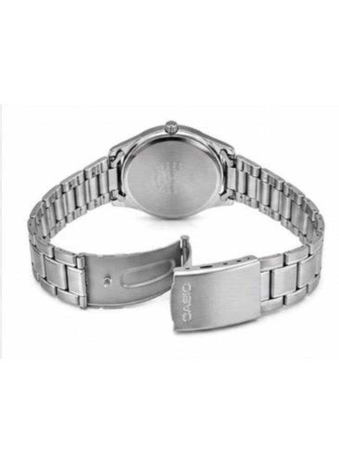كاسيو ساعة يد رجالي Casio ستانلس ستيل – لون فضي – عرض تاريخ - Image 2