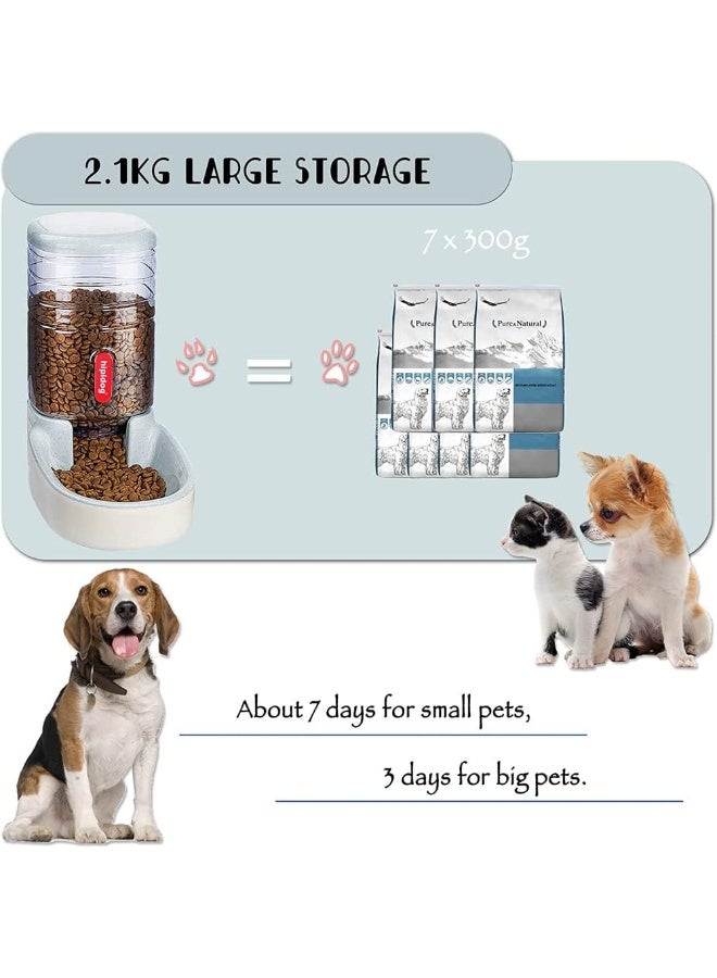 Neostyle NeoStyle Automatic Dog Cat Feeder and Water Dispenser, 3.8L Large Capacity Dog Water Dispenser Dog Food Dispenser Set for Small, Medium and Large Pets  - Image 4