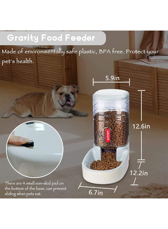 Neostyle NeoStyle Automatic Dog Cat Feeder and Water Dispenser, 3.8L Large Capacity Dog Water Dispenser Dog Food Dispenser Set for Small, Medium and Large Pets  - Image 3