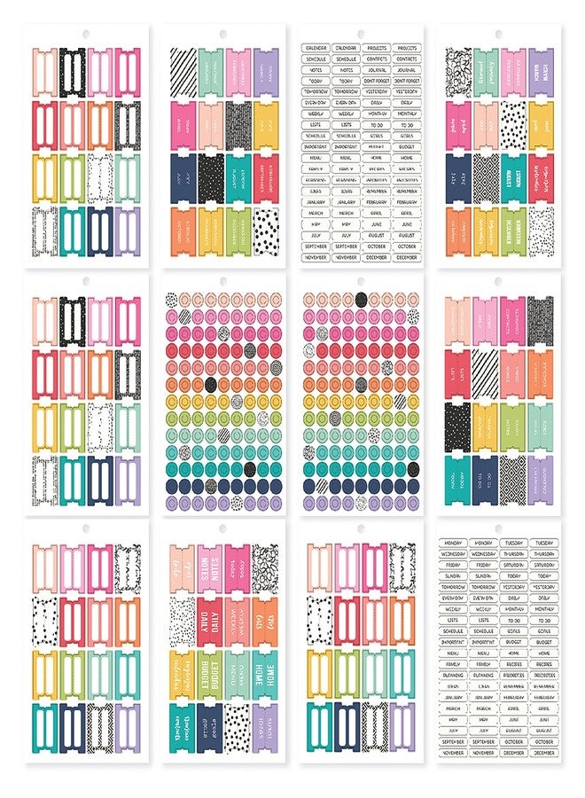 Simple Stories Simple Carpe Diem A5 Planner Sticker, Multicolor - Image 4