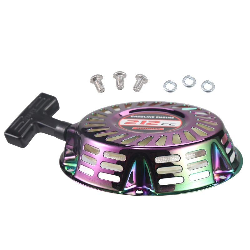 Simachine بدء تشغيل مرآة متوافق مع محرك Predator 212cc و Honda GX160 GX200 و Hisun 196cc للدراجة الصغيرة Coleman B200R/CT200U/KT196 وكارت (ملون) - Image 3