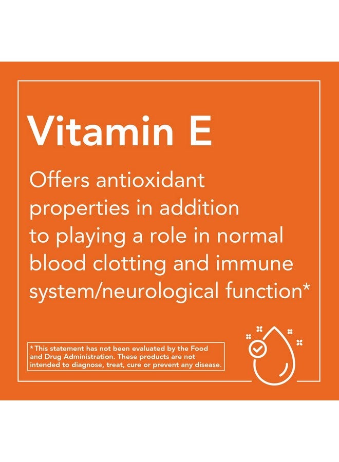 now Supplements Vitamin E1000 Iu Mixed Tocopherols Antioxidant Protection* 100 Softgels - Image 5