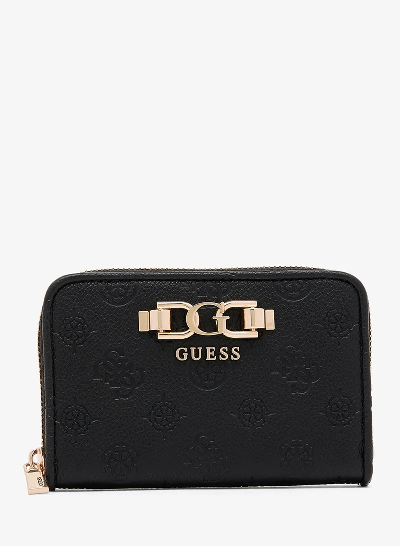 جس Anise Medium Zip Around Bi-Fold Wallet