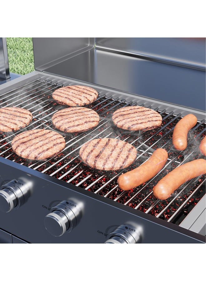 LOCVCDA 17.5" Stainless Steel 7639 Gas Grill Grates for Weber Spirit 300 Series, Spirit 700, Genesis Silver B/C, Genesis Silver B & C, Genesis Gold B & C, Genesis Platinum B & C, Genesis 1000-3500 - Image 5