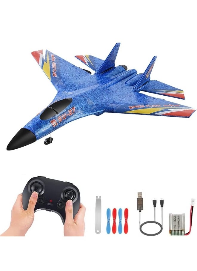 TOY GARDEN SU-27 Aircraft Radio Controlled Fighter Plane – RC Toy for Kids, Boys & Girls, Battery Charger, Light Effects, Indoor & Outdoor Fun, Beginner-Friendly  - Image 1
