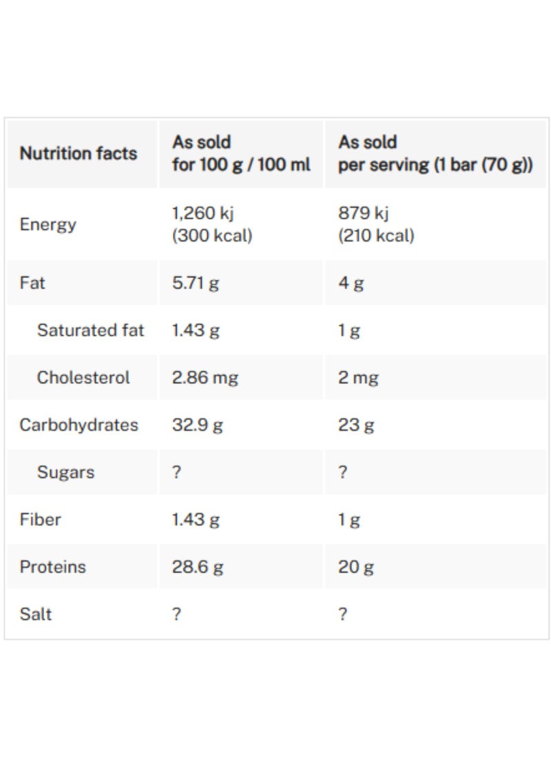 Lite Bite Crisp Whey Protein Bar 70g (20g Protein) - Image 2