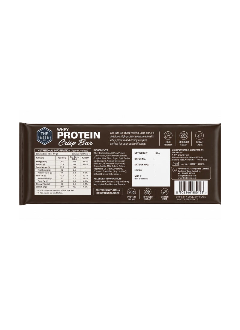 Lite Bite Crisp Whey Protein Bar - Image 3