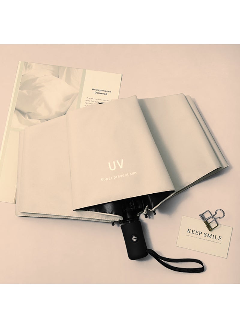 Generic - UV automatic umbrella wholesale umbrella custom logo business advertising umbrella sunscreen UV folding umbrella - Image 1