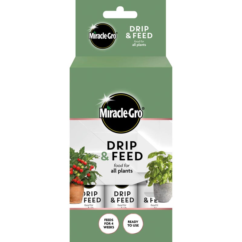 Miracle-Gro Drip & Feed All Purpose Houseplant Food. 3 Pack - Image 1