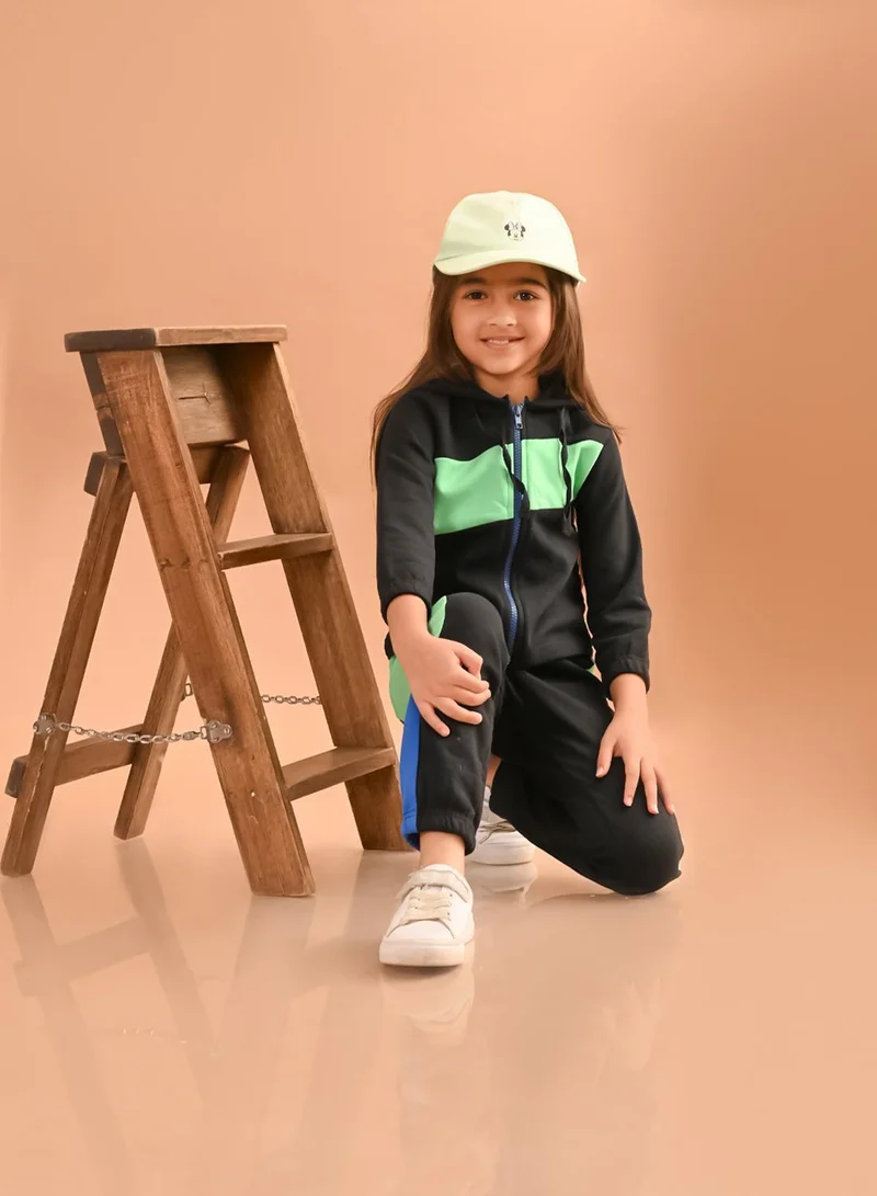 ليل بيكس طقم سويت شيرت وبنطلون رياضي للبنات